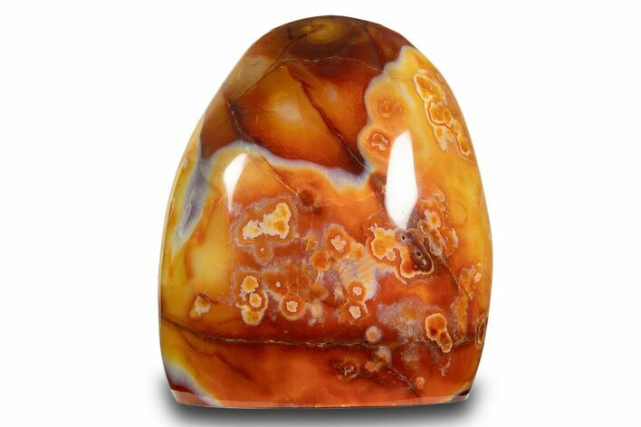 Free-Standing, Polished Carnelian Agate - Madagascar #317657